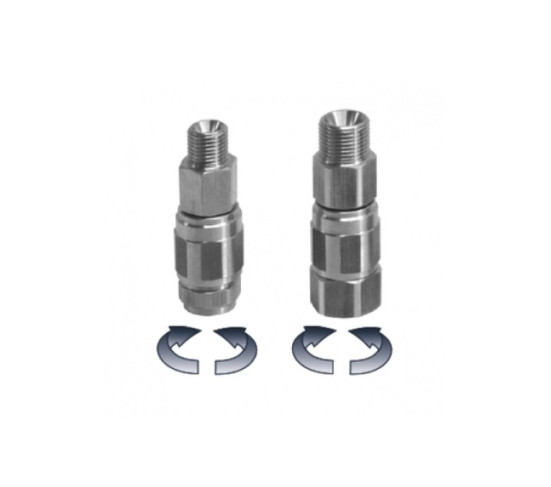 Переходник Mecline (400бар, 1/4ш-г, Nickel)