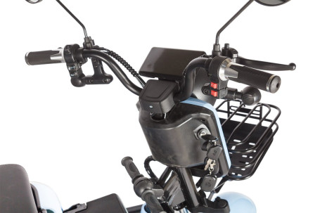 Трицикл электрический Rutrike Вега (синий) (026352-3252)