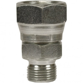Переходник 3/8"ш-3/8"г (200бар, оцинк, вращ) R+M