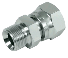 Переходник 3/8"ш-3/8"г (200бар, оцинк, вращ) R+M