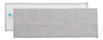 Моп на липучке TTS CLEAN-GLASS (32х10.5см, микрофибра, серый)