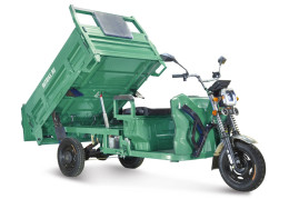 Трицикл электрический Rutrike D5 1700 60V/1200W (темно-зеленый)