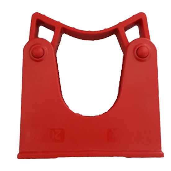 Зажим Haug Bursten (Д 22-32мм, красный)