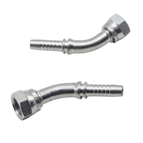 Фитинг высокого давления BSP (DN10, 5/8г, 45гр, оцинк) Robin