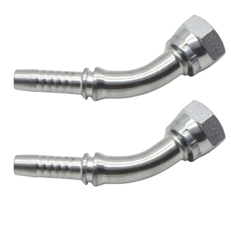 Фитинг высокого давления BSP (DN10, 5/8г, 45гр, оцинк) Robin